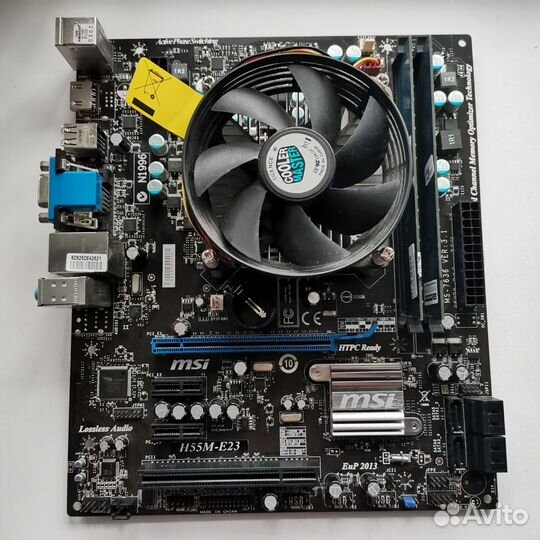 Мат плата + i3 + 4GB