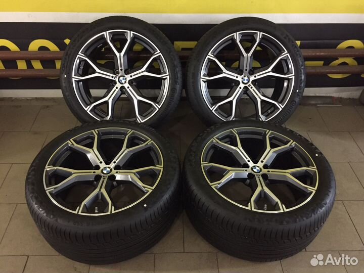 Новые летние колеса R21 BMW 741m стиль X5 G05 X6