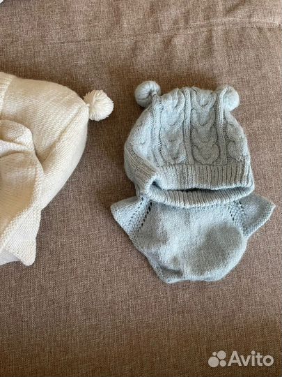 Шапка шлем для девочки зимняя 3-5 лет