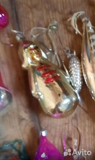 Редкая елочная игрушка буденовец СССР