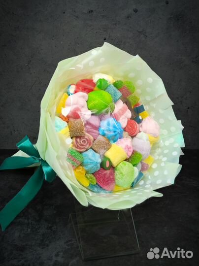 Съедобные букеты мармелад суфле