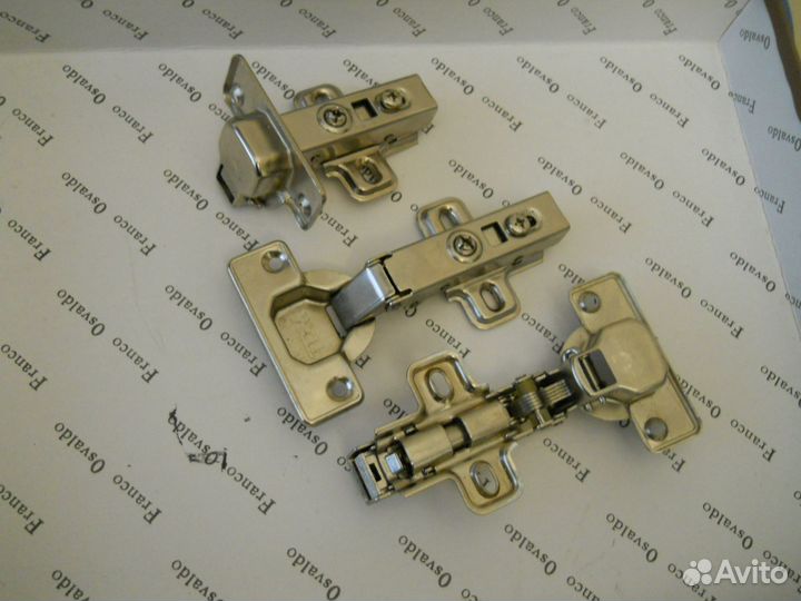 Петли мебельные с доводчиком TDM, 27шт