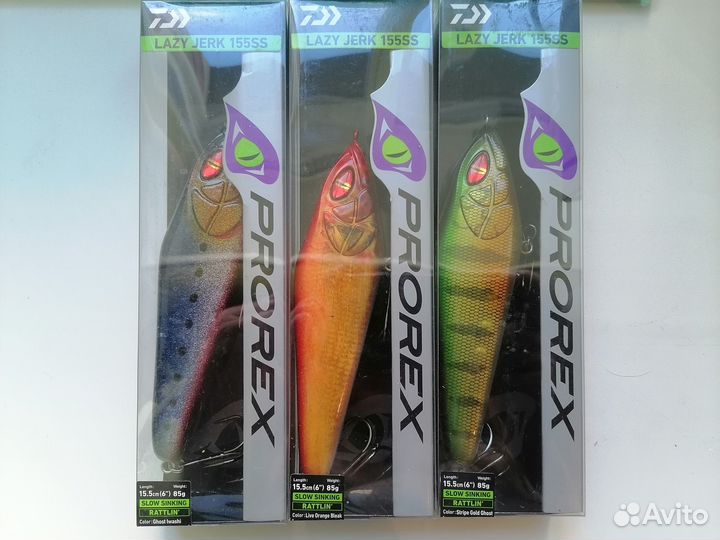 Джерки Daiwa Prorex Lazy Jerk и Jelly Jerk