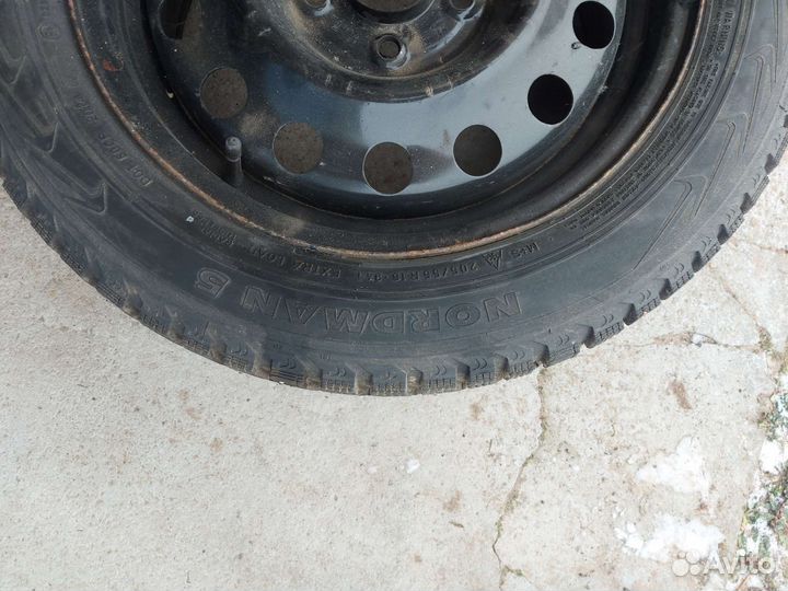 Колеса в сборе r16 зимние 205 55