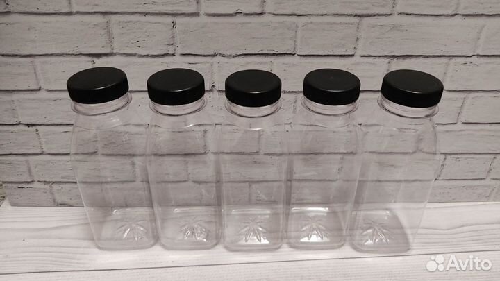 Бутылочки платиковые 250мл 10 штук