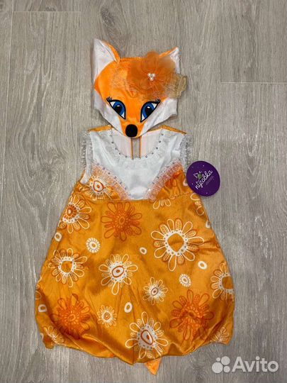 Новогодний костюм лисы для девочки