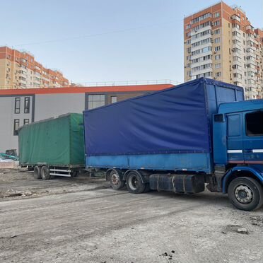 Тентованный грузовик 54 м³ Scania 3-Series, 1992