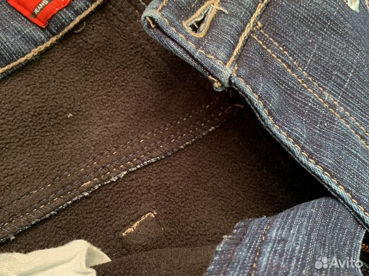 Джинсы винтаж утепленные