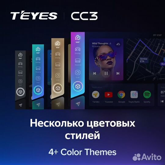 Teyes CC3 4+64 для Kia Rio 2017+