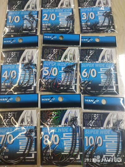 Офсетные крючки Hanzo Корея