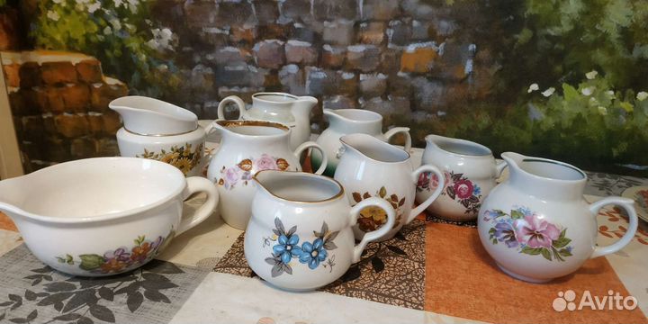 Молочники и сливочники СССР