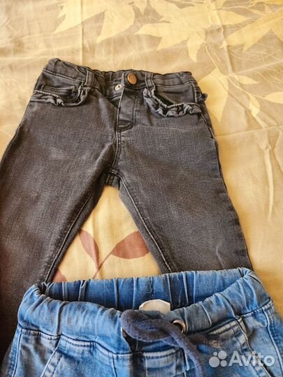 Джинсы на девочку 80 86 hm
