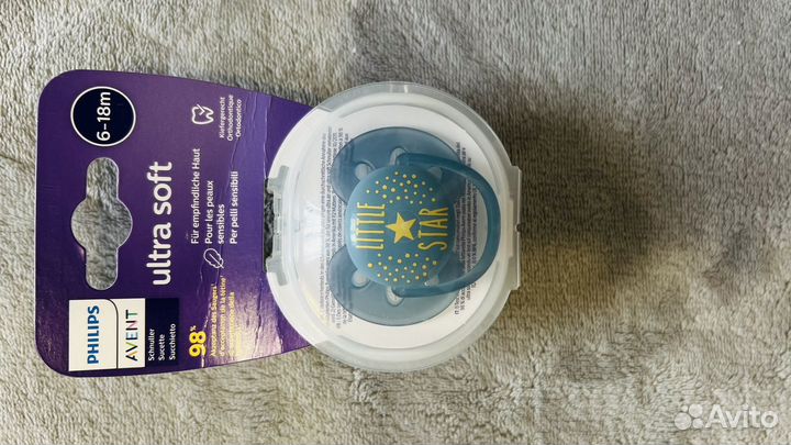 Соска - пустышка avent 6 18