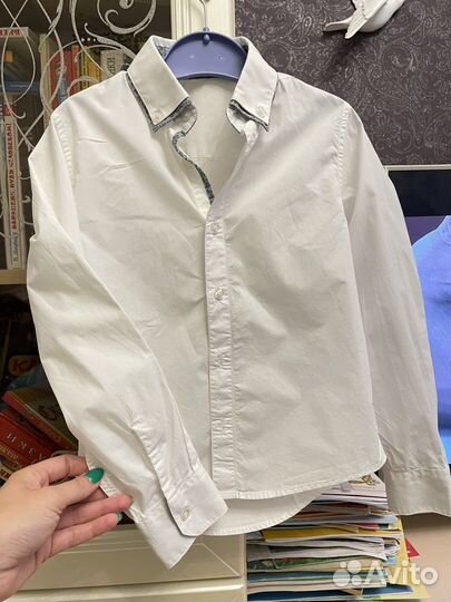 Белая рубашка для мальчика