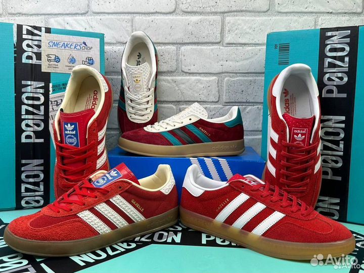 Adidas red samba and gazelle indoor 36 - 45 eu