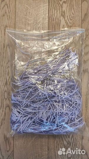 Наполнитель для подарков бумажный фиолетовый 50гр