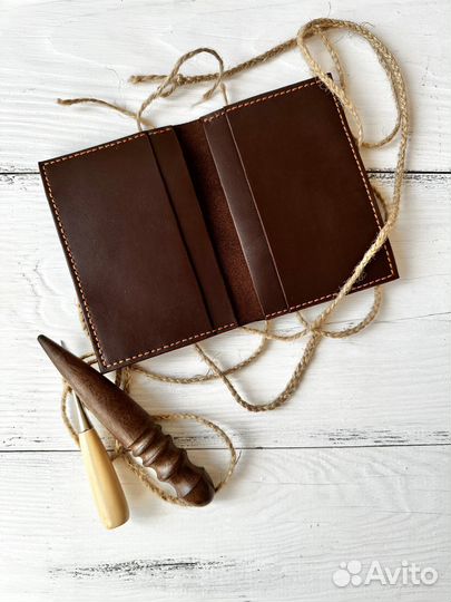 Обложка на паспорт из натуральной кожи