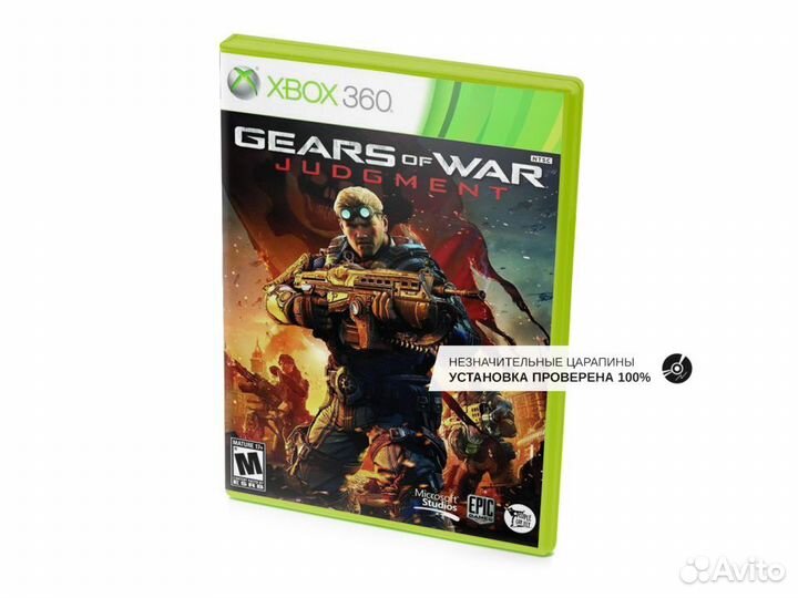 Gears of War Judgment, б/у, незнач.царап. Xbox360