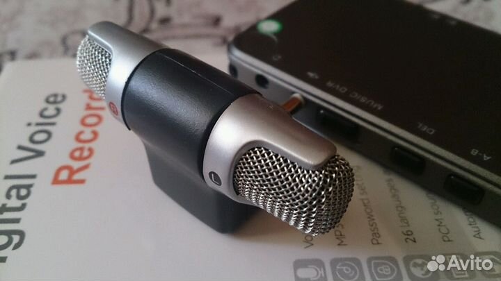 Микрофон стерео, петличный Dvr
