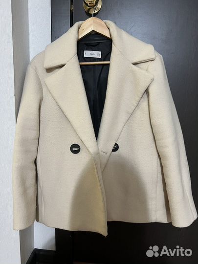 Пальто шерсть 42 mango