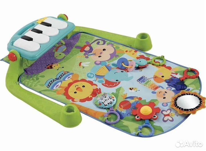 Развивающий коврик fisher price с пианино
