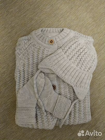 Вязаный костюм детский