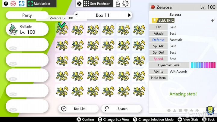 Pokemon Sword Shield Shiny Zeraora и другие