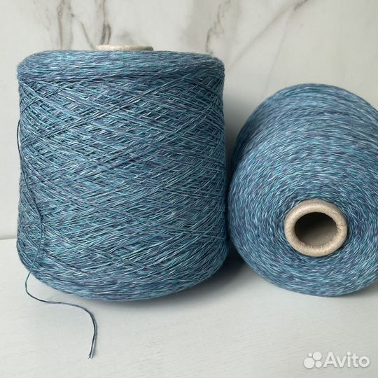 Итальянская бобинная пряжа 100% хлопок