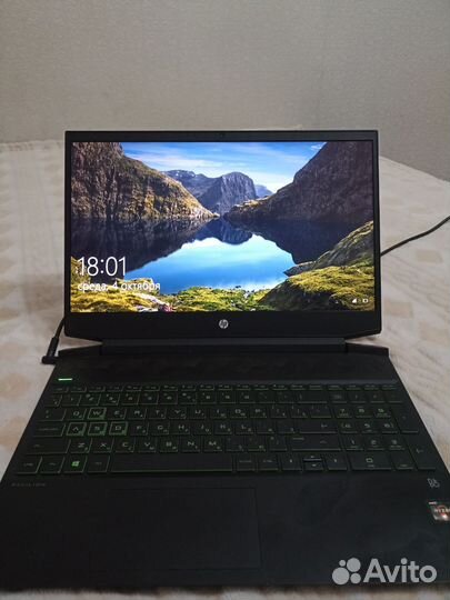 Игровой ноутбук HP Pavilion Gaming GTX 1650 4GB