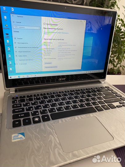 Ноутбук Acer aspire V5-431 MS2360 сенсорный экран