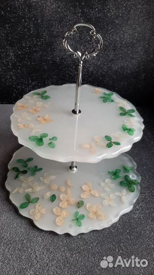 Фруктовница этажерка из эпоксидной смолы