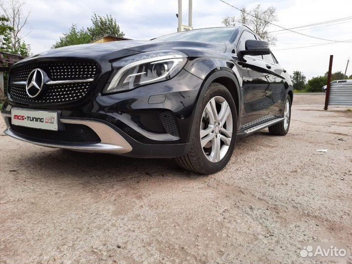 Пороги (Подножки) на Mercedes GLA-Class X156