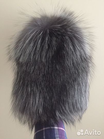 Шапка чернобурка (лиса) новая