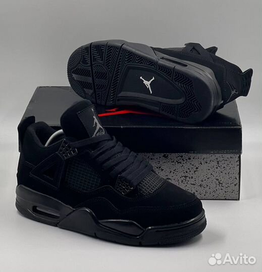 Кроссовки Nike Air Jordan 4 Black Cat