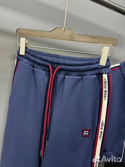 Спортивный костюм с лампасами Miu Miu (хитовый)