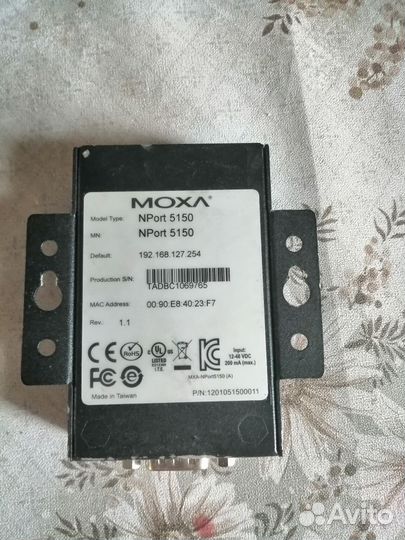 Преобразователь интерфейса Moxa nport 5150
