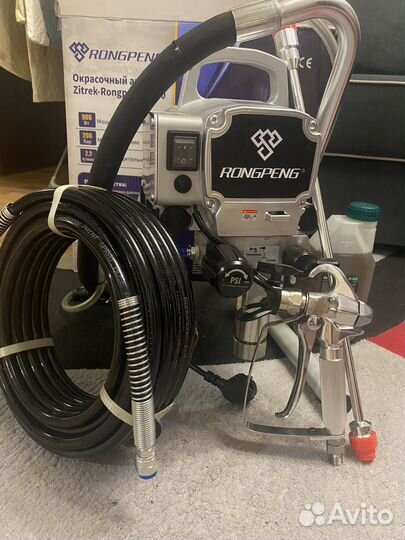 Безвоздушный окрасочный аппарат Rongpeng R450