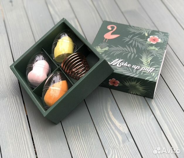 Набор бьютиблендеров/спонжей для макияжа