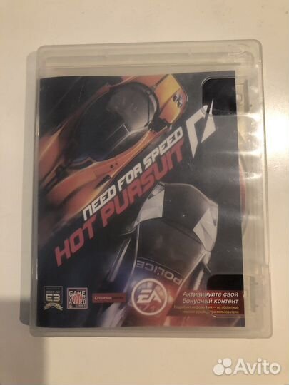 Диск на PS3 need for speed hot pursuit