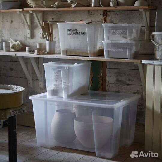 Пластиковые контейнеры 30л,56л и 130л