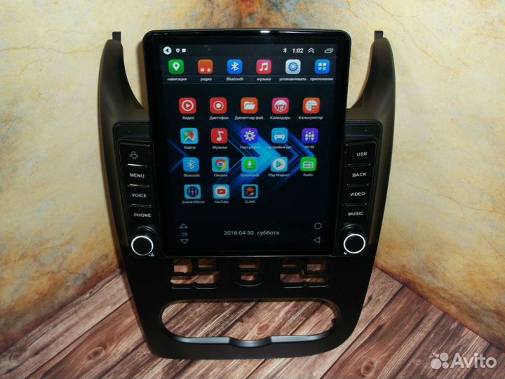 Магнитола LADA Largus Android типа Tesla