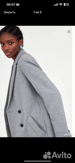 Пальто zara