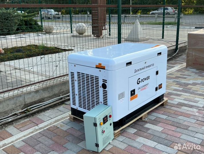 Дизельный генератор 13,5 kW g-power DG15000S одноф