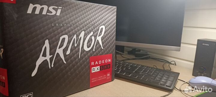 Видеокарта rx580 8gb msi