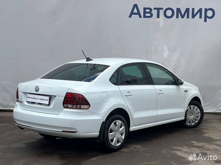 Volkswagen Polo 1.6 AT, 2018, 115 656 км