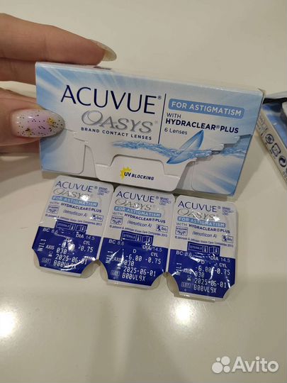 Линзы контактные acuvue oasys