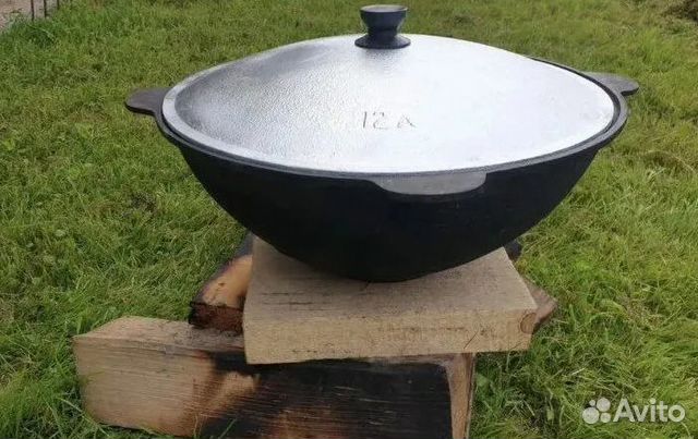 Казан чугунный 12 литров
