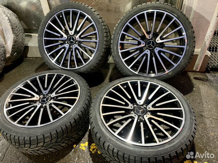 Колеса Мерседес S222 S223 R20 разно широкие