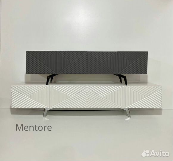 Тумба тв Bravo с фрезеровкой (конструктор)