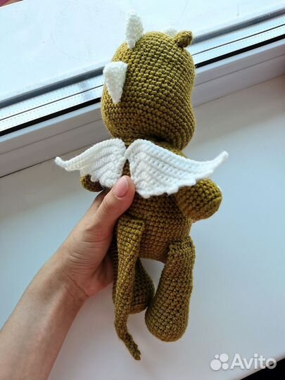 Вязаный дракончик
